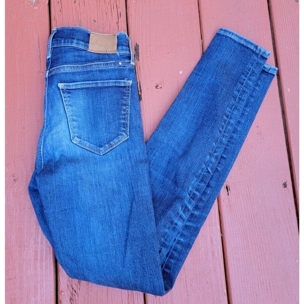LUCKY BRAND Brooke Jegging Jean SkinnyLeg Medium Wash Distressed Jeans Size 0/25